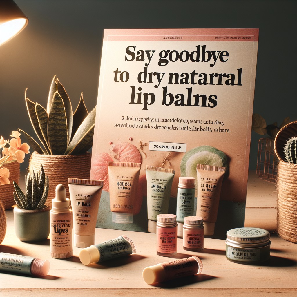 Say Goodbye to Dry Lips with Affordable Natural Lip Balms