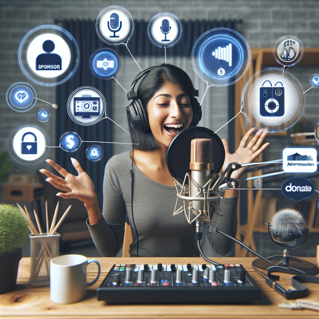 Podcasting: Starting a Podcast in a Niche Area and Monetizing Through Sponsorships, Advertisements, and Merchandise