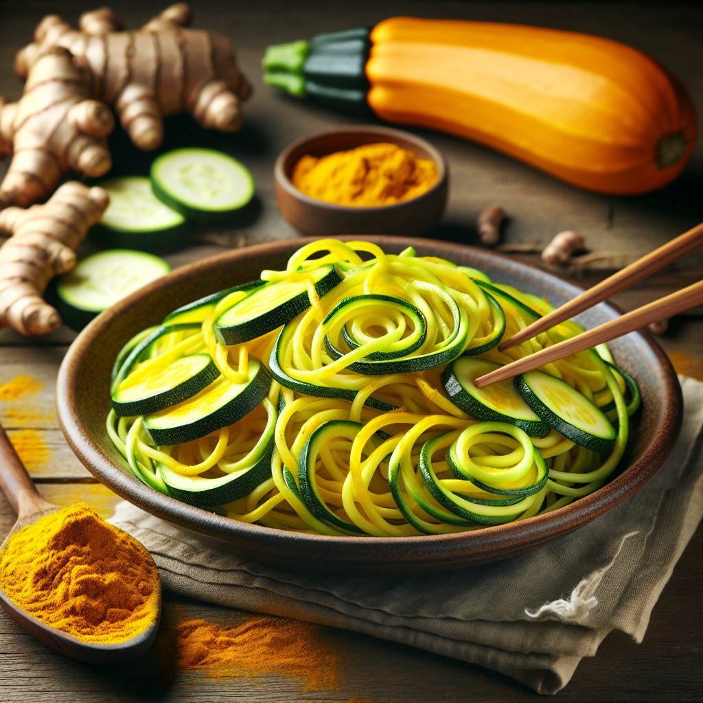 Turmeric Zucchini Noodles: A Delicious and Healthy Twist