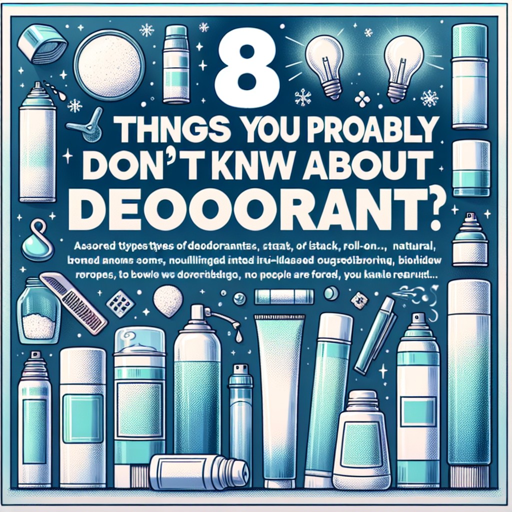 8 things you probably didn't know about deodorant