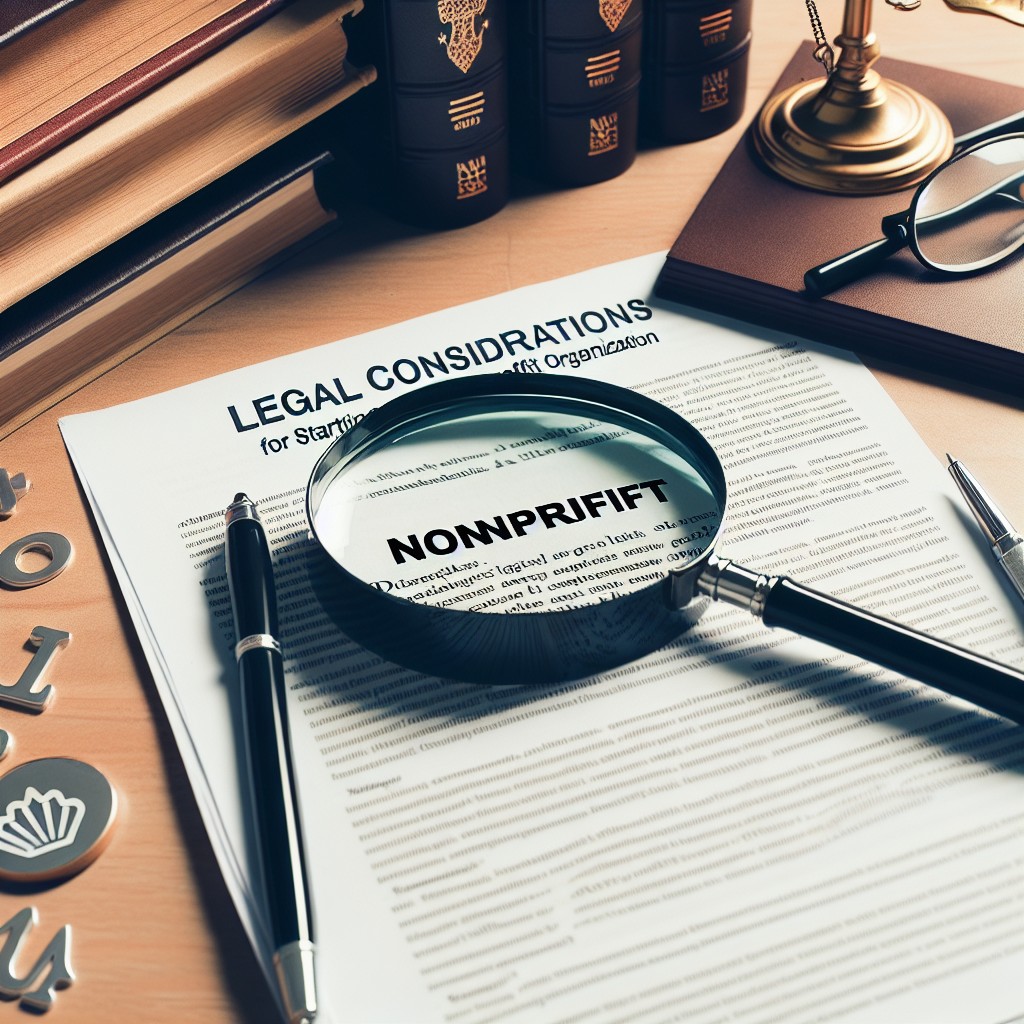 Legal Considerations for Starting a Nonprofit Organization