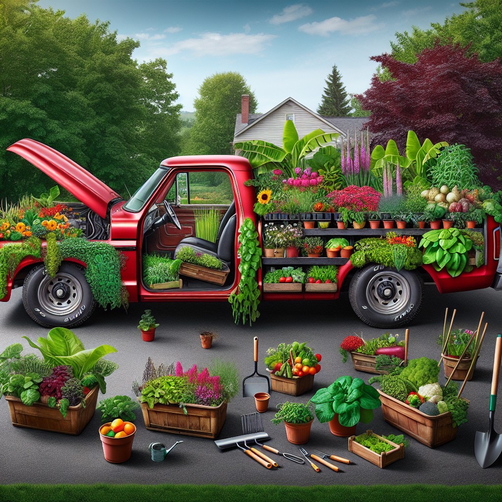 How to Turn Your Pickup Truck into a Garden